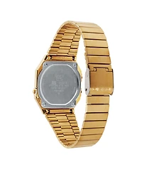 Casio Unisex Digital Gold Tone Stainless Steel Watch, 35.5mm A700WEVG-9AVT