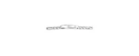 Bling Jewelry Bar Name Plated identification Id Bracelet 8 Mm Figaro Chain Link 200 Gauge .925 Sterling Silver Made Italy