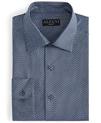 Alfani Men's Slim-Fit Temperature Regulating Geo-Print Dress Shirt, Created for Macy's