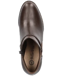 Bella Vita Women's Audrina Block Heel Booties