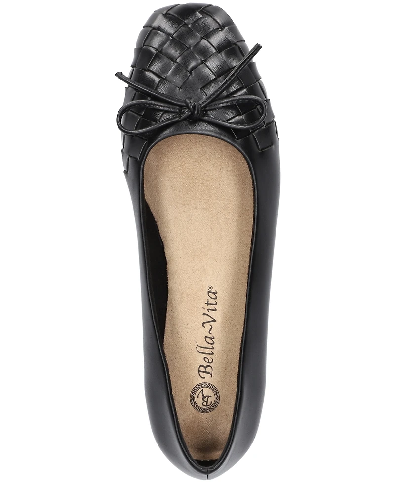 Bella Vita Women's Francie Square Toe Flats
