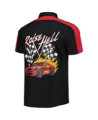 Reason Men's and Women's Black Dodge Mechanics Button-Up Shirt