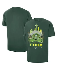 Nike Men's Green Seattle Storm Original Content City Edition Max90 Oversized T-Shirt