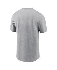 Jordan Men's Heather Gray Michigan Wolverines Primetime Evergreen Alternate Logo T-Shirt