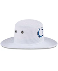 New Era Men's White Indianapolis Colts 2024 Nfl Training Camp Panama Bucket Hat