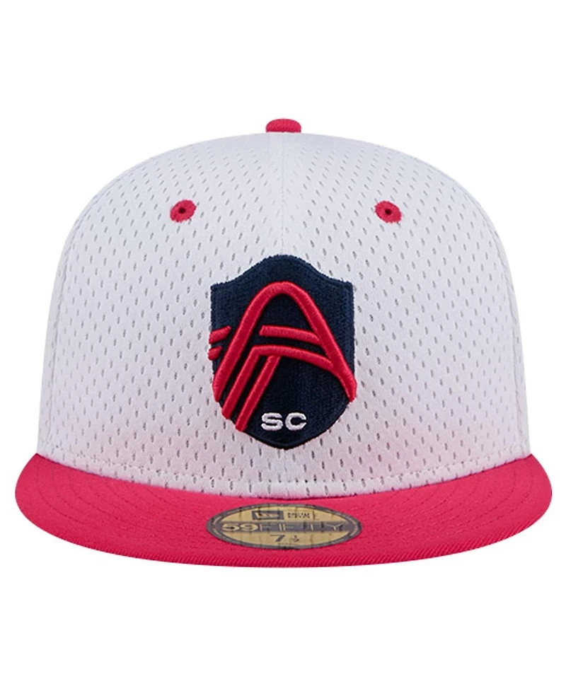 New Era Men's Gray St. Louis City Sc Throwback Mesh 59FIFTY Fitted Hat