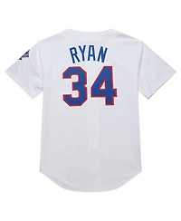 Mitchell & Ness Men's Nolan Ryan White Texas Rangers 1993 Cooperstown Collection Authentic Jersey