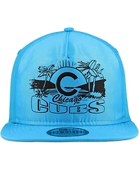 New Era Men's Blue Chicago Cubs Neon Golfer Snapback Hat