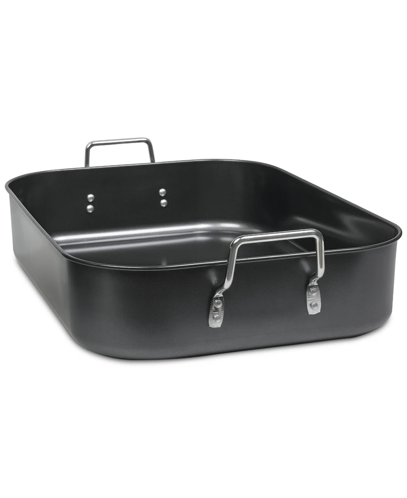 Sedona Kitchen Carbon Steel Nonstick 21" Extra-Large Roaster with Rack