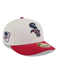 Men's New Era Red Chicago White Sox Fourth of July Low Profile 59FIFTY Fitted Hat