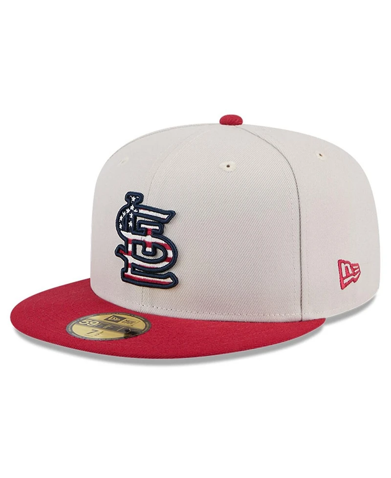 New Era Men's Red St. Louis Cardinals 2024 Fourth of July 59FIFTY Fitted Hat