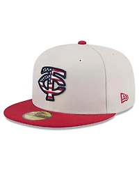 New Era Men's Red Minnesota Twins 2024 Fourth of July 59FIFTY Fitted Hat