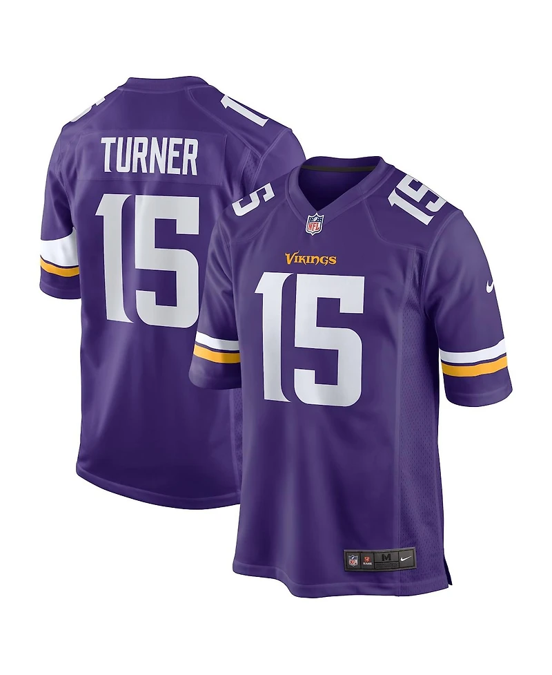 Nike Men's Dallas Turner Purple Minnesota Vikings 2024 Nfl Draft First Round Pick Player Game Jersey