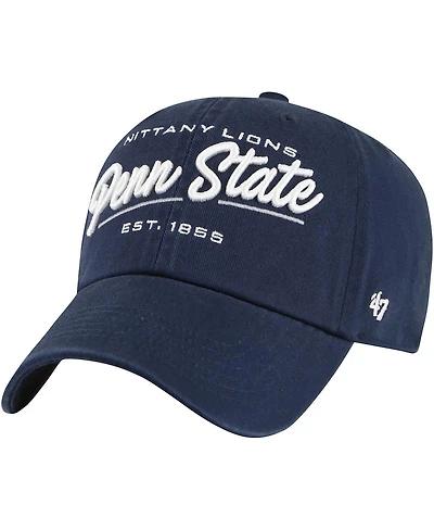'47 Brand Women's Navy Penn State Nittany Lions Sidney Clean Up Adjustable Hat