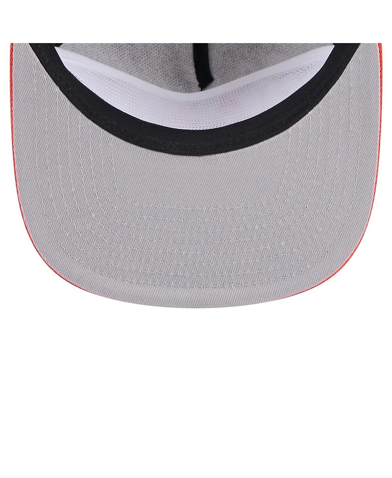 New Era Men's Black San Francisco Giants Throwback Meshback Golfer Hat