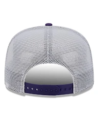 New Era Men's Purple Los Angeles Lakers Court Sport Speckle 9FIFTY Snapback Hat