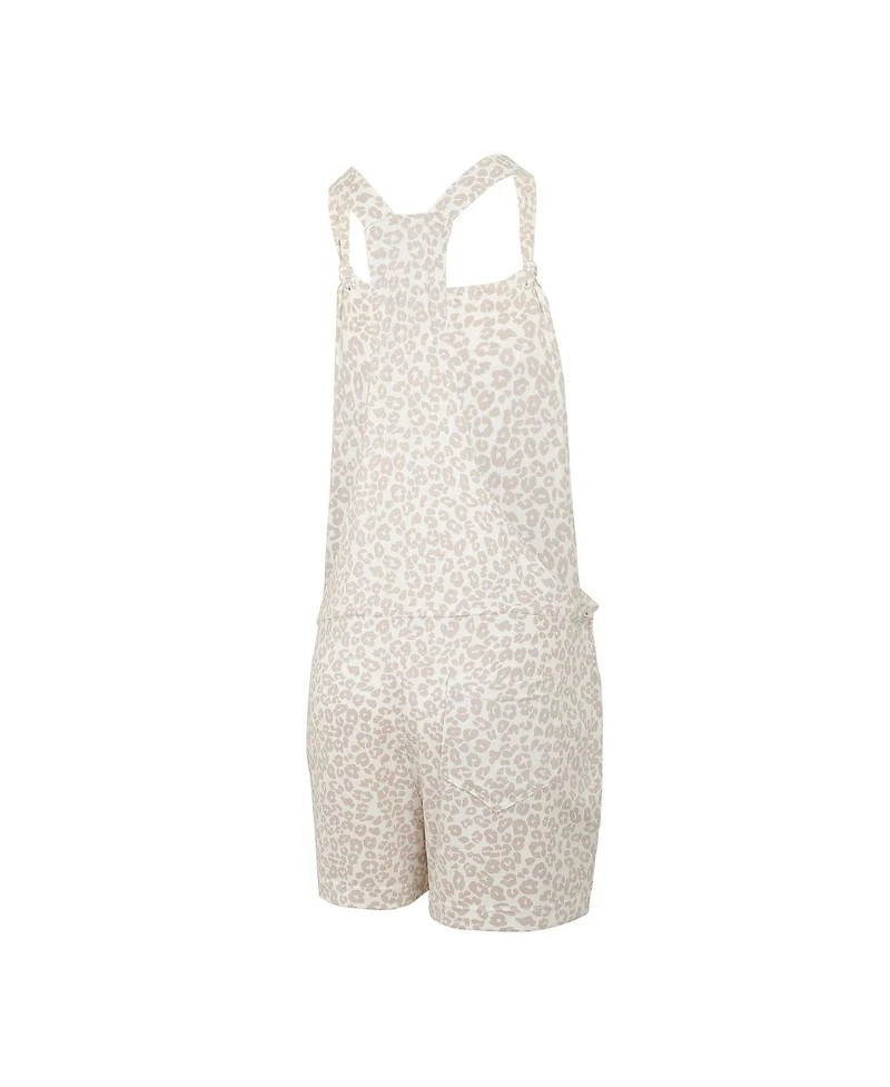 Concepts Sport Women's Cream Philadelphia Phillies Montana Hacci Knit Romper Overalls