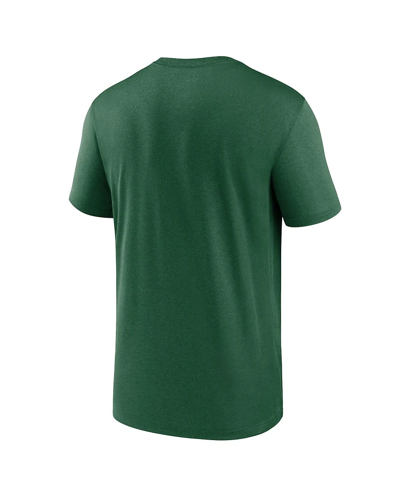 Nike Men's Green New York Jets Legend Logo Performance T-Shirt