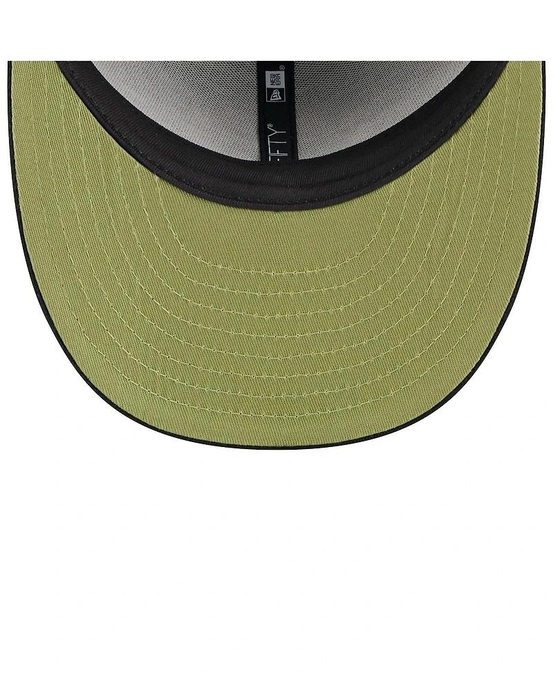 New Era Men's Black Miami Marlins 2024 Armed Forces Day Low Profile 9FIFTY Snapback Hat
