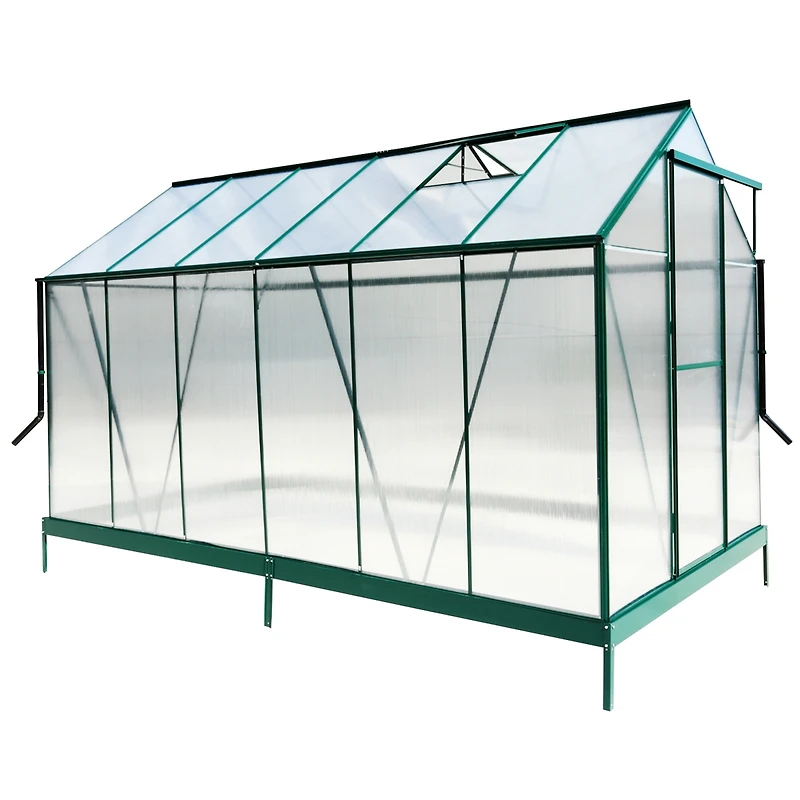 Premium Aluminum Greenhouse for Plant Growth & Ventilation