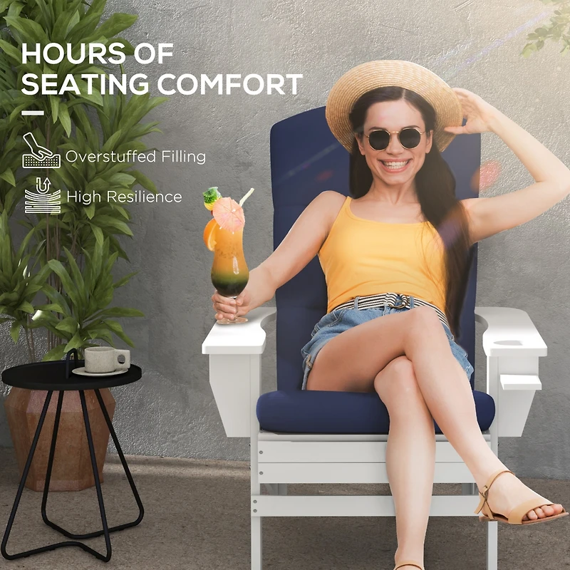 Plush Adirondack Chair Cushion Set Comfort and Chic Upgrade