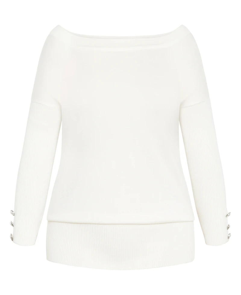 City Chic Plus Intrigue Sweater