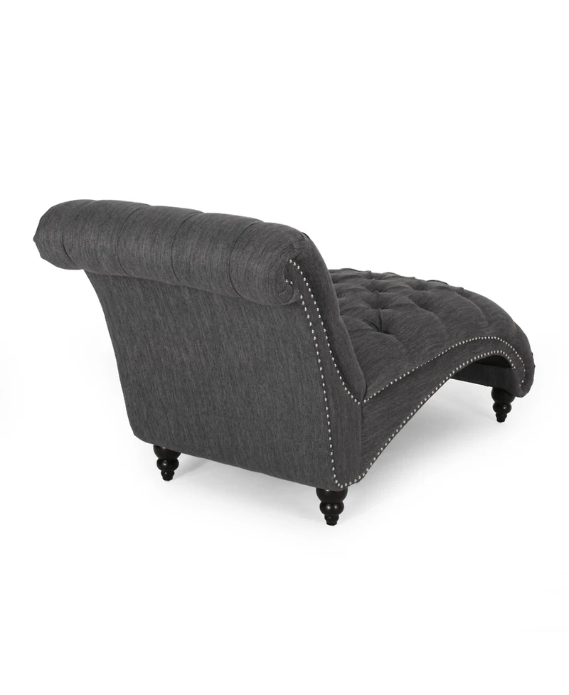 Streamdale Indulge in Comfort & Style Curved Button Tufted Stitched Lounge Chair