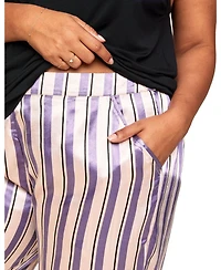 Adore Me Plus Size Alania Pajama Tank & Pants Set