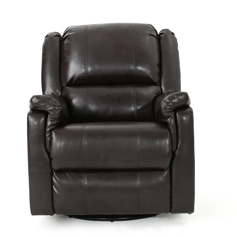 Streamdale Cozy Charcoal Swivel Glider Recliner