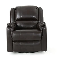 Streamdale Cozy Charcoal Swivel Glider Recliner