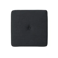 Streamdale Navy Blue 16.5" Square Ottoman for Extra Seating or Footrest