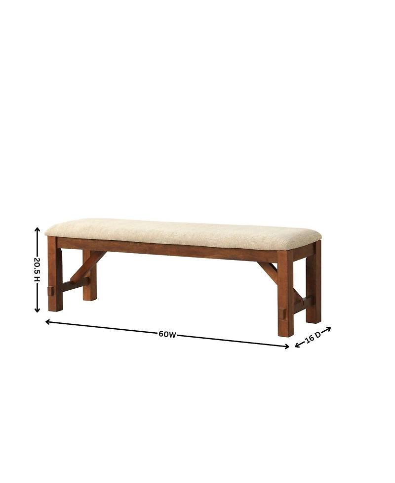Streamdale Furniture Solid Wood Dining Bench