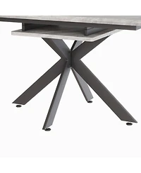 Streamdale Modern Space-Saving Dining Table Extends for 8-10 Guests