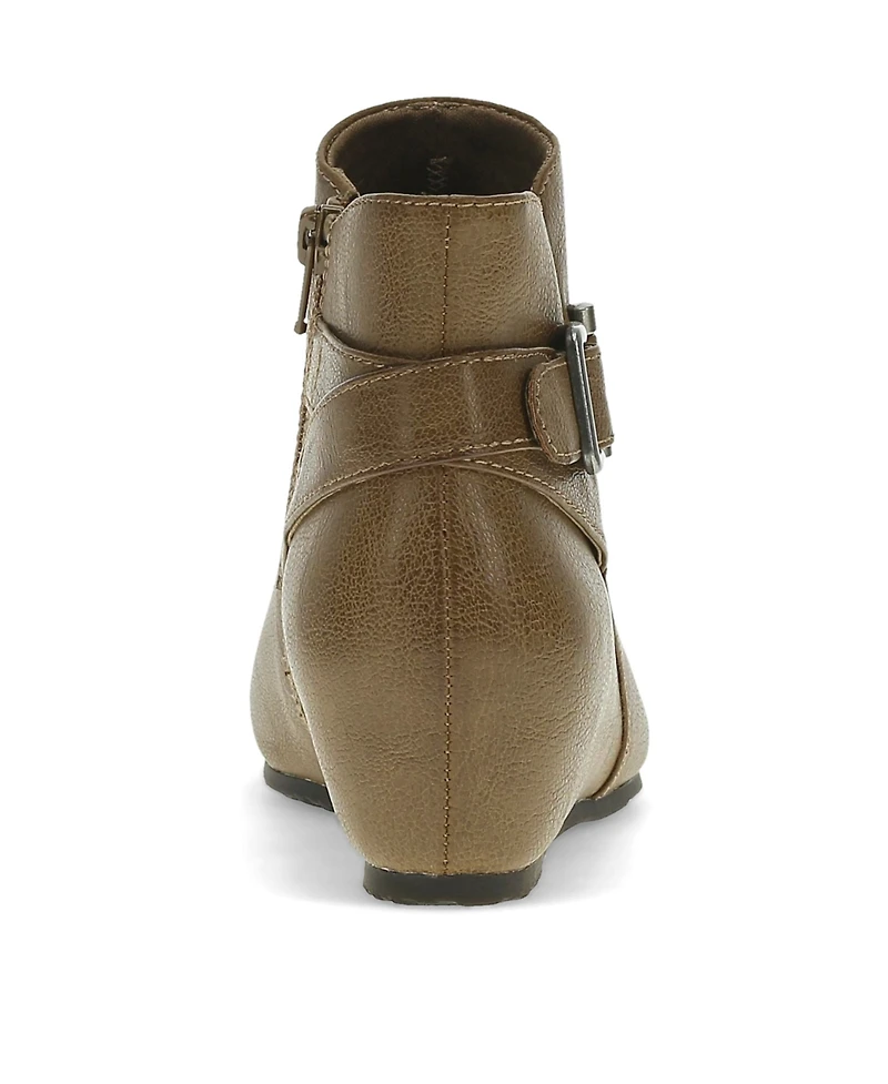 Baretraps Women's Serena Zipper Wedge Booties