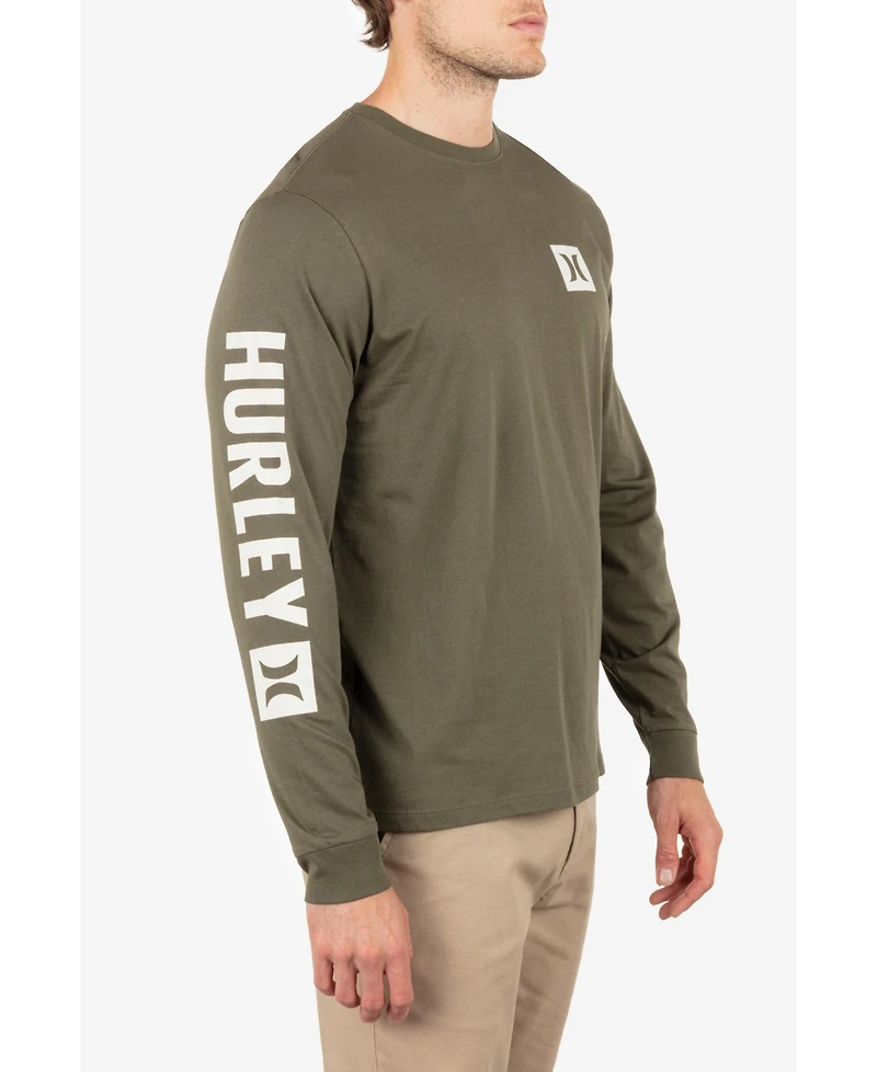 Hurley Men's Icon Tee Long Sleeve T-Shirt