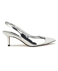 Nine West Women's Awaie Pointy Toe Dress Slingback Pumps
