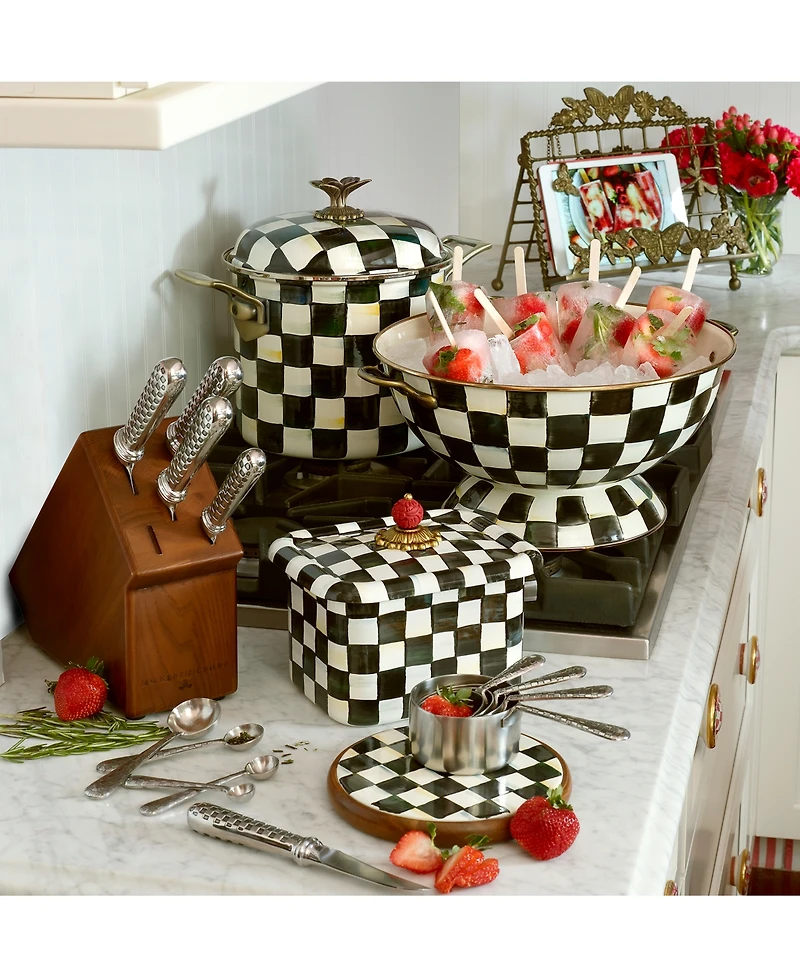 Mackenzie-Childs Courtly Check Recipe Box
