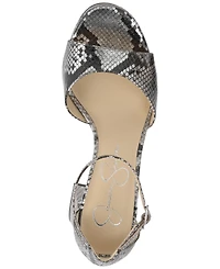Jessica Simpson Women's Kaliah Ankle-Strap Block-Heel Dress Sandals