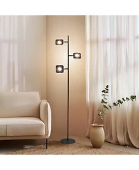 Tree 60" Modern Led Floor Lamp with Adjustable Heads
