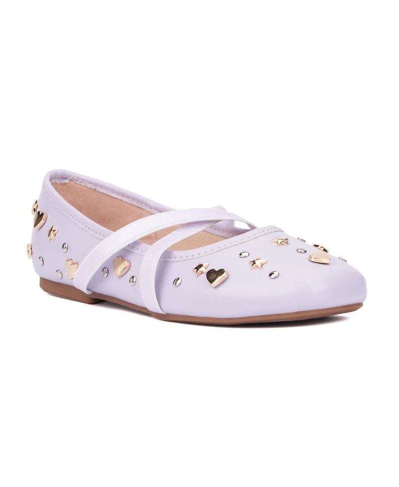 Olivia Miller Girls Atomic Vibe Ballet Flat