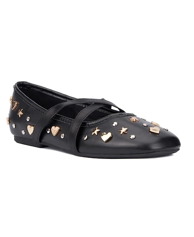 Olivia Miller Girls Atomic Vibe Ballet Flat