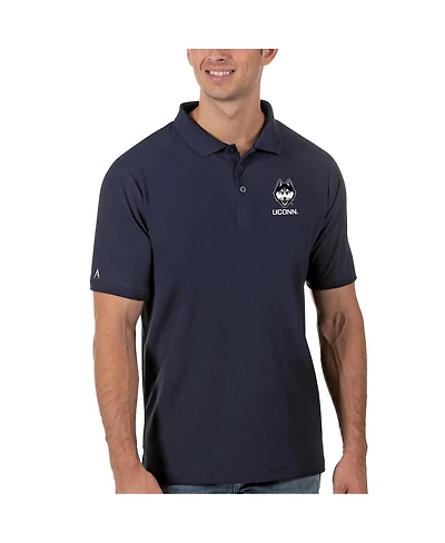 Antigua Men's Navy UConn Huskies Legacy Pique Polo