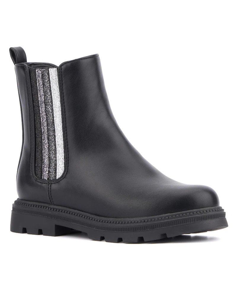 Olivia Miller Little Girls Half Moon Combat Boots