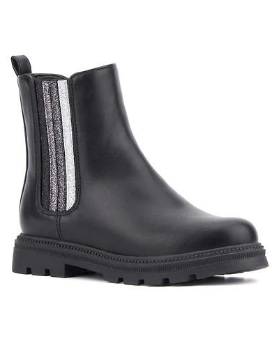 Olivia Miller Little Girls Half Moon Combat Boots