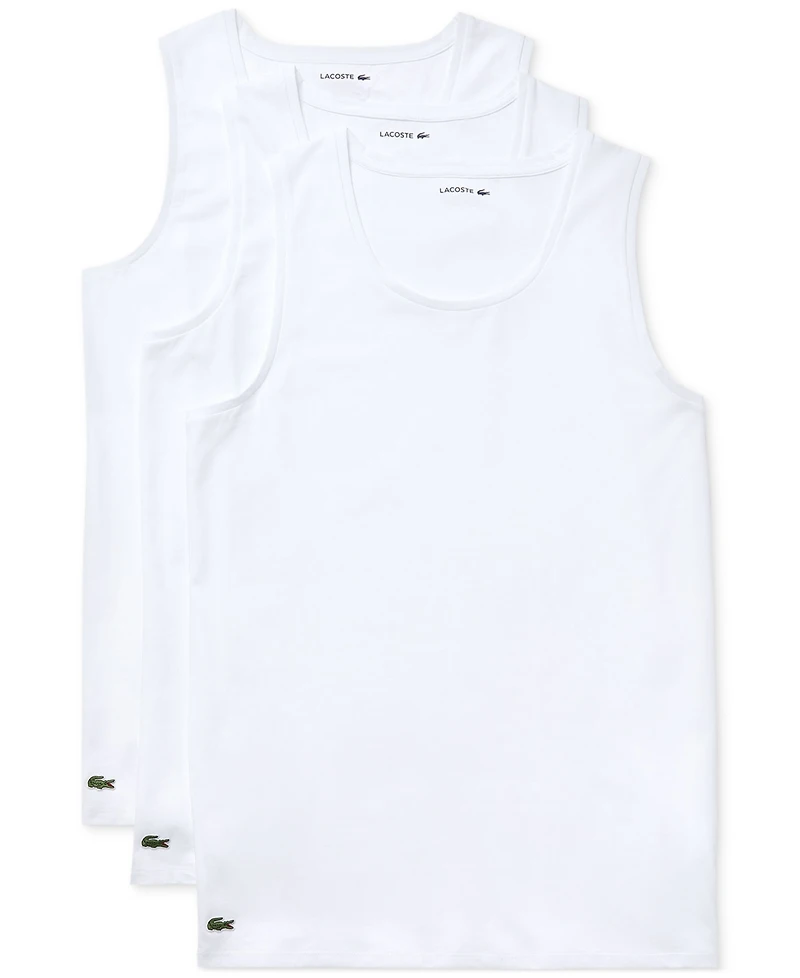 Lacoste Men's 3-Pack Slim-Fit Tank Tops