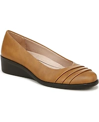 LifeStride Women's Jenna Wedge Slip On Loafers