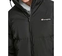 Champion Men's Quilted Full-Zip Hooded Puffer Jacket