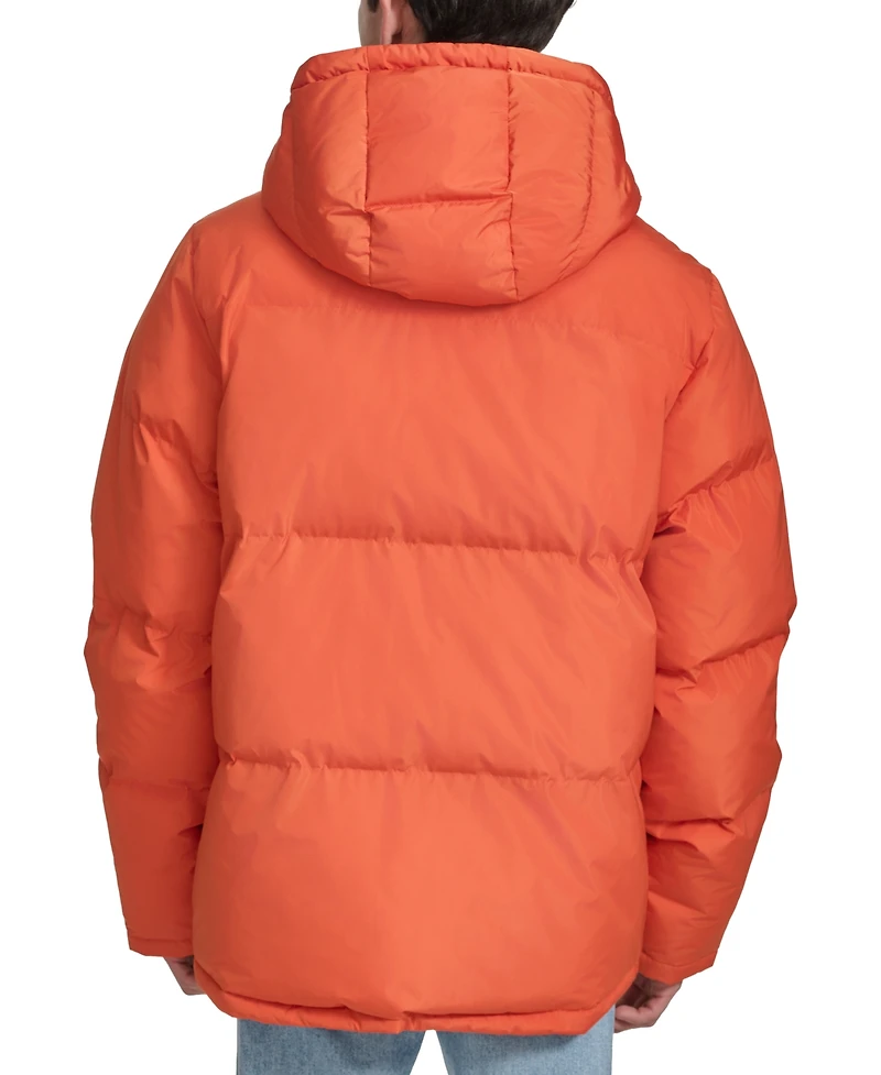 Champion Men's Quilted Full-Zip Hooded Puffer Jacket