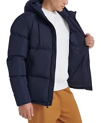 Champion Men's Quilted Full-Zip Hooded Puffer Jacket