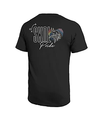 Majestic Men's Threads Black Minnesota Vikings Pride Pocket T-Shirt